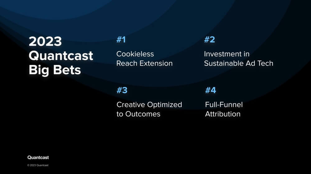 Quantcast Big Bets - Statement Slide